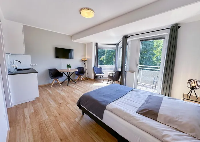 Stadtwald Langzeit-apartment - Kueche - Waschmaschine - S-bahn Direkt Apartment *