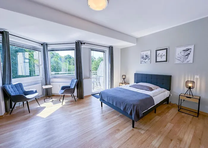 Stadtwald Langzeit-apartment - Küche - Waschmaschine - S-bahn Direkt Apartamento Essen